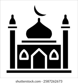 Mosque Icon Element For Design