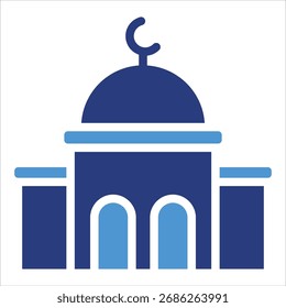 Moschee-Symbol-Element für Design