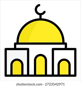 Moschee-Symbol-Element für Design