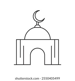 Design von Moscheesymbolen oder Illustrationselementen