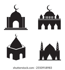 Mosque Icon or Illustration Element Design