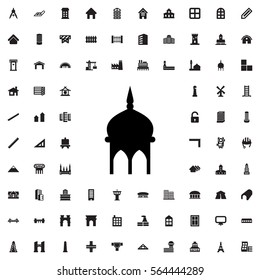 mosque icon illustration isolated vector sign symbol