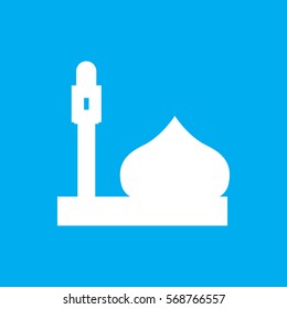 mosque icon illustration isolated vector sign symbol