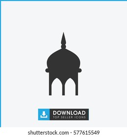 mosque icon illustration isolated vector sign symbol