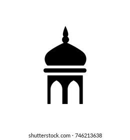 mosque icon illustration isolated vector sign symbol