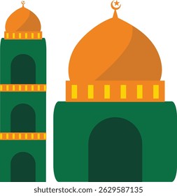 ilustração do ícone da mesquita adequada para necessidades de modelo e design