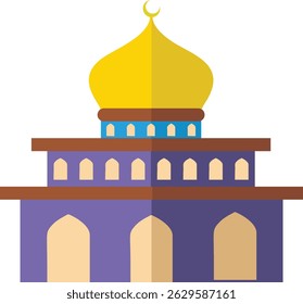 Ilustración del icono de la mezquita adecuada para las necesidades de Plantilla y diseño