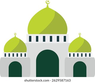 mosque icon illustration suitable for template and design needs