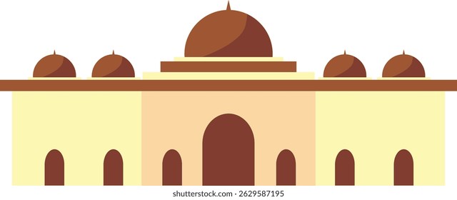 mosque icon illustration suitable for template and design needs