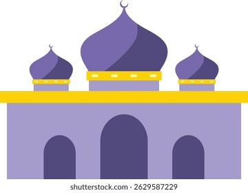 mosque icon illustration suitable for template and design needs