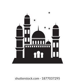 Moschee-Ikone-Vektordesign
