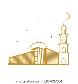 mosque icon illustration vector design