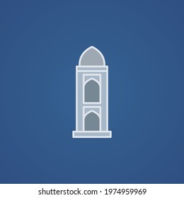 mosque icon. islamic mosque religious sign. Vector illustration.