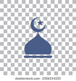 mosque icon , islamic icon vector
