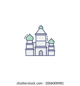 Mosque Icon Isolated On White Background