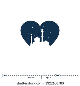 mosque icon logo template