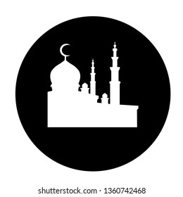 Mosque Icon Logo Vector