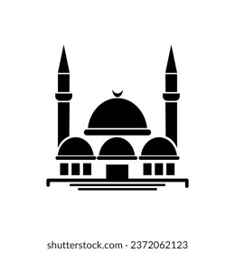 mosque icon on white background