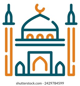 Mosque Icon Ramadan, for infographic, web, app, etc