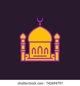 mosque icon, sign