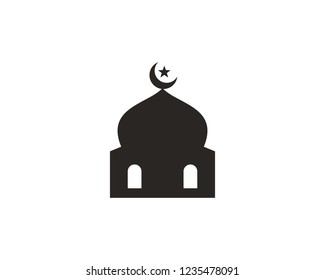 Mosque icon sign symbol