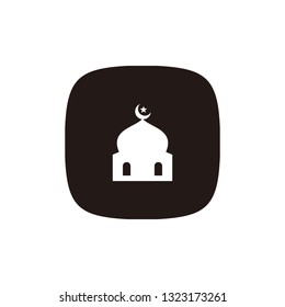 Mosque icon sign symbol