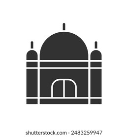 Moschee-Symbol Zeichen Symbol Vektorgrafik