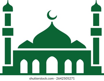 Moschee Symbol Silhouette Vektorgrafik