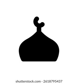 ícone de mesquita design simples, ícone de islã, ícone de religião
