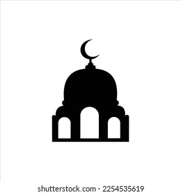 mosque icon suitable for good islamic design