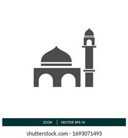 mosque icon symbol design element vector eps 10