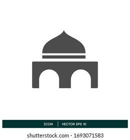 mosque icon symbol design element vector eps 10