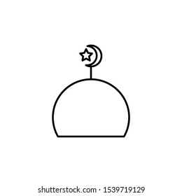 mosque icon, symbol design template