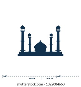 mosque Icon Symbol Logo Template