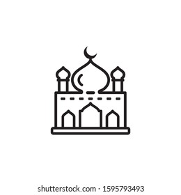 Mosque icon symbol vector illustration