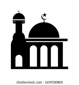 mosque icon with the theme of Ramadan