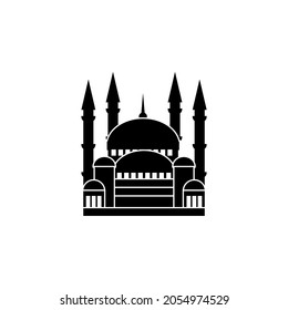 Mosque icon in Turkish set
