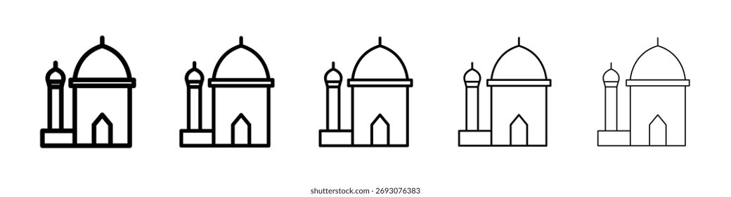 Mosque icon Vector Art Illustration