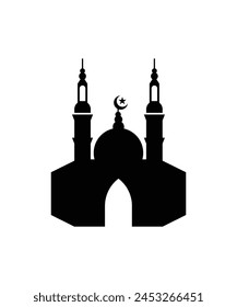 mosque icon, vector best flat icon.