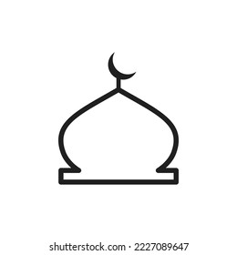 mosque icon vector design illustration