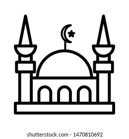 Mosque icon vector design template