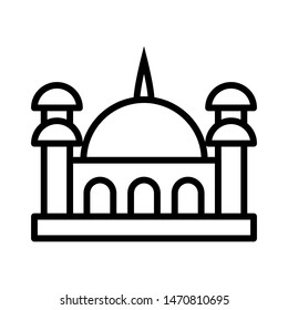 Mosque icon vector design template