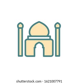 Mosque icon vector design template