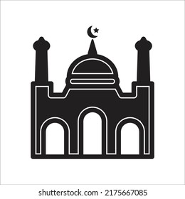 mosque icon vector design template