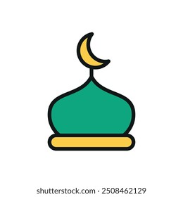 Mosque icon vector design templates simple and modern concept graphic