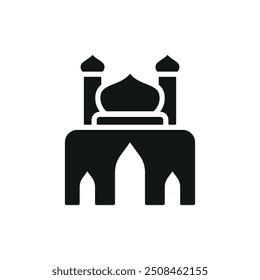 Moschee Symbol Vektor Design Vorlagen einfache und moderne Konzept Grafik