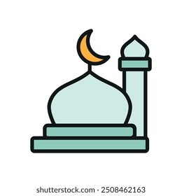 Mosque icon vector design templates simple and modern concept graphic