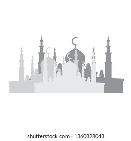 Mosque Icon Vector Illustration