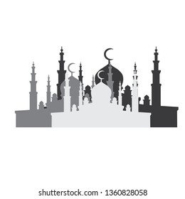Mosque Icon Vector Illustration