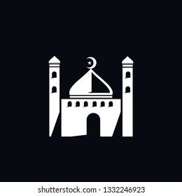 Mosque icon vector Illustration design template - Vector 